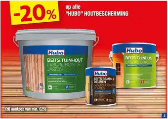 Hubo op alle “HUBO” HOUTBESCHERMING aanbieding