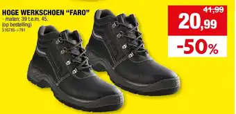 Hubo HOGE WERKSCHOEN “FARO” aanbieding