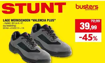 Hubo LAGE WERKSCHOEN “VALENCIA PLUS” aanbieding