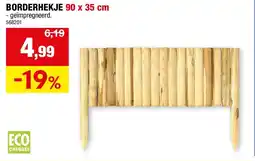 Hubo BORDERHEKJE 90 x 35 cm aanbieding