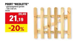 Hubo POORT “NICOLETTE” aanbieding
