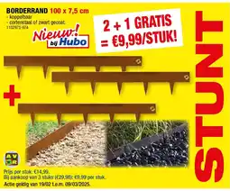 Hubo BORDERRAND 100 x 7,5 cm aanbieding