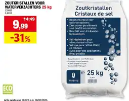 Hubo ZOUTKRISTALLEN VOOR WATERVERZACHTERS 25 kg aanbieding