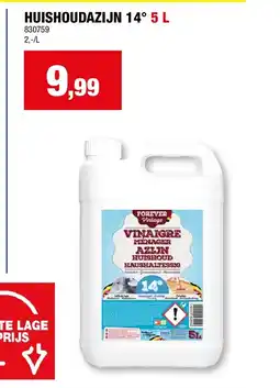 Hubo HUISHOUDAZIJN 14° 5 L aanbieding