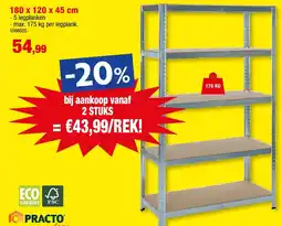 Hubo REK “HEAVY DUTY” 180 x 120 x 45 cm aanbieding