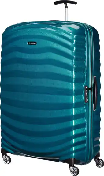 Coolblue Samsonite Lite-Shock Valise à 4 Roulettes 81 cm Petrol Blue aanbieding