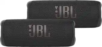 Coolblue JBL Flip 6 Noir Lot de 2 aanbieding