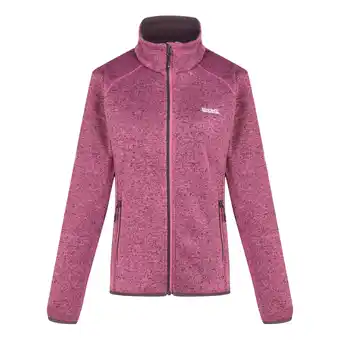 Decathlon Dames Newhill Marl Full Zip Fleecejack (Violet) aanbieding