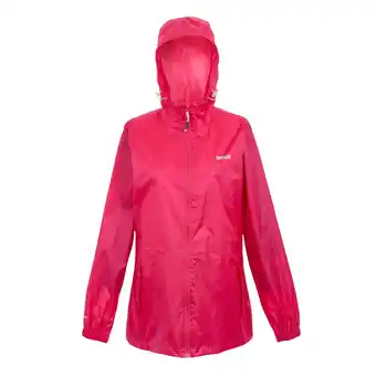 Decathlon Dames Pk It Jkt III Waterdichte Jas met Capuchon (Pop) aanbieding