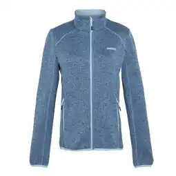 Decathlon Dames Newhill Marl Full Zip Fleecejack (Koronetblauw/heldere hemel) aanbieding