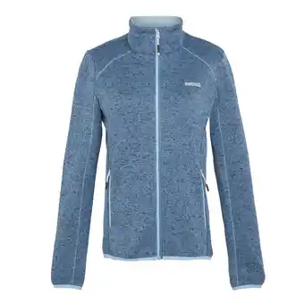 Decathlon Dames Newhill Marl Full Zip Fleecejack (Koronetblauw/heldere hemel) aanbieding