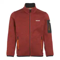 Decathlon Kinder/Kinder Newhill Fleece Jas (Roodoker/Zwart) aanbieding