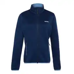 Decathlon Dames Newhill Marl Full Zip Fleecejack (Marine/Koronetblauw) aanbieding