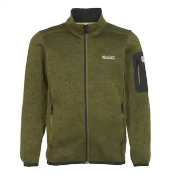 Decathlon Kinder/Kinder Newhill Fleece Jas (Nefriet groen/zwart) aanbieding