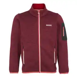 Decathlon Kinder/Kinder Newhill Fleece Jas (Rumba Rood/Rode Hemel) aanbieding