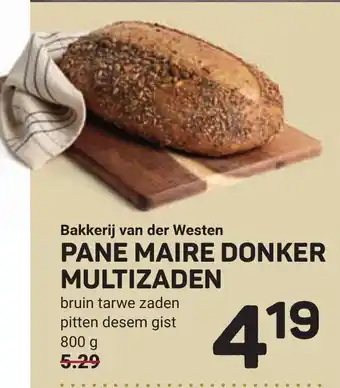 Ekoplaza Bakkerij van der westen pane maire donker aanbieding