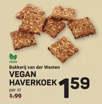 Ekoplaza Bakkerij van der westen vegan haverkoek aanbieding