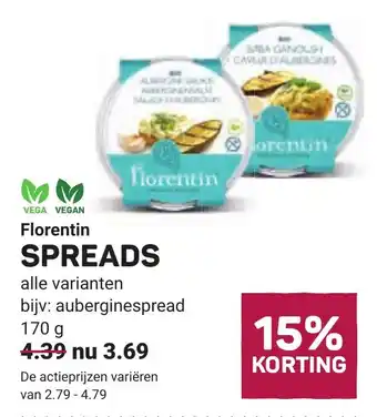 Ekoplaza Florentin spreads aanbieding