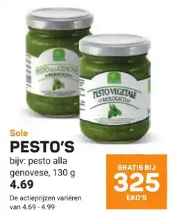 Ekoplaza Pesto's aanbieding