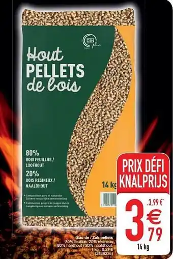 Sac de - zak pellets 14kg