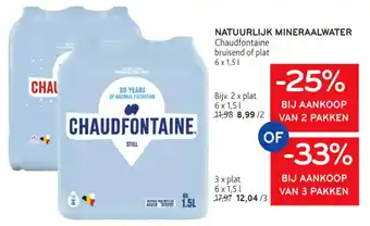 Alvo Chaudfontaine Bruisend of plat aanbieding