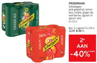 Alvo Schweppes Frisdrank aanbieding