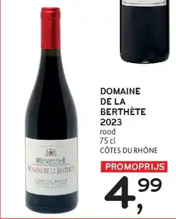 Alvo DOMAINE DE LA BERTHÈTE 2023 aanbieding