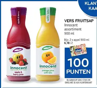 Alvo VERS FRUITSAP aanbieding