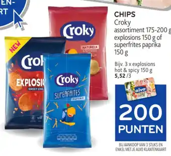 Alvo Croky Chips aanbieding