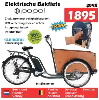 iTEK Popal Elektrische Bakfiets aanbieding