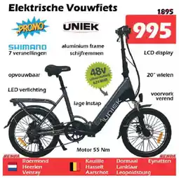 iTEK Elektrische Vouwfiets aanbieding