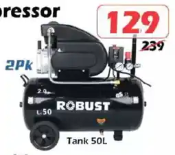 iTEK Robust Compressor 2PkTank 50L Tank aanbieding