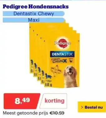 Bol.com Pedigree hondensnacks aanbieding