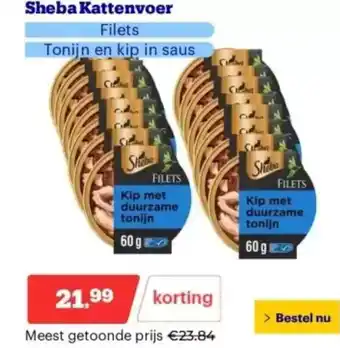 Bol.com Sheba kattenvoer aanbieding