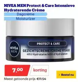 Bol.com NIVEA MEN Protect & Care Intensieve Hydraterende Crème aanbieding