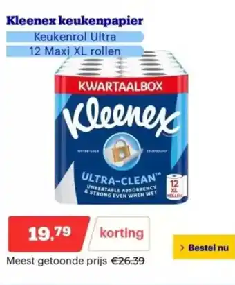 Bol.com Kleenex keukenpapier aanbieding