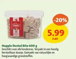 Maxi Zoo Hupple Dental Bite 600 g aanbieding