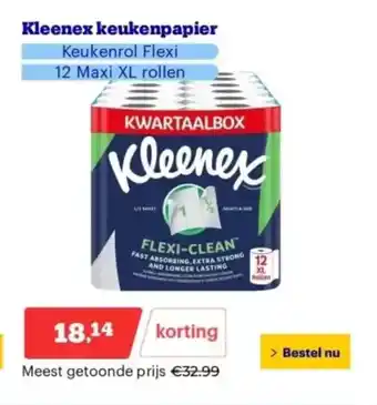 Bol.com Kleenex keukenpapier aanbieding