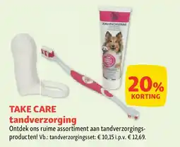 Maxi Zoo TAKE CARE tandverzorging aanbieding