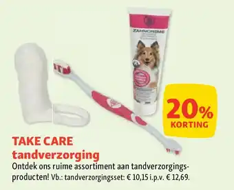 Maxi Zoo TAKE CARE tandverzorging aanbieding