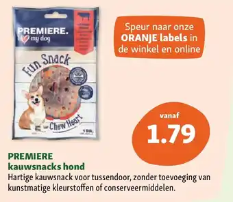 Maxi Zoo PREMIERE kauwsnacks hond aanbieding