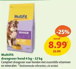 Maxi Zoo MultiFit droogvoer hond 4 kg – 12 kg aanbieding