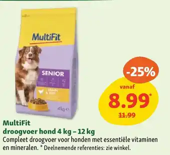 Maxi Zoo MultiFit droogvoer hond 4 kg – 12 kg aanbieding