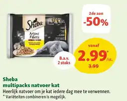 Maxi Zoo Sheba multipacks natvoer kat aanbieding