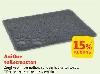 Maxi Zoo AniOne toiletmatten aanbieding