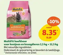 Maxi Zoo MultiFit hoofdvoer voor konijnen en knaagdieren 2,5 kg > 12,5 kg aanbieding