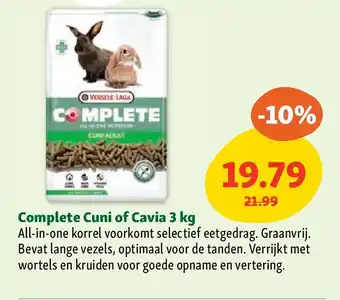 Maxi Zoo Complete Cuni of Cavia 3 kg aanbieding