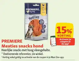 Maxi Zoo PREMIERE Meaties snacks hond aanbieding