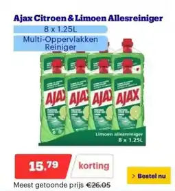 Bol.com Ajax citroen & limoen allesreiniger aanbieding