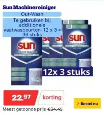 Bol.com Sun Machinereiniger aanbieding